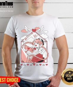 Adorable Pillowdear Vtuber Love Letter T-Shirt featuring vibrant graphics and a cozy fit for fans of Vtuber culture.