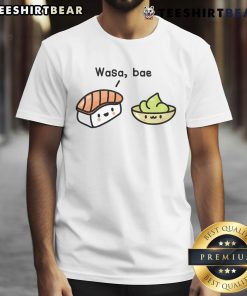 Alt Text: Cute Sushi S Kawaii Wasa Bae Japanese Foodie T-Shirt featuring adorable sushi design and vibrant colors.