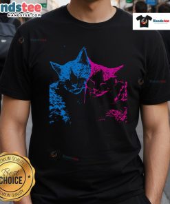 Adorable T-shirt featuring a cute TV girl band design for cat lovers, promoting the 'French Exit' album in a fun style.