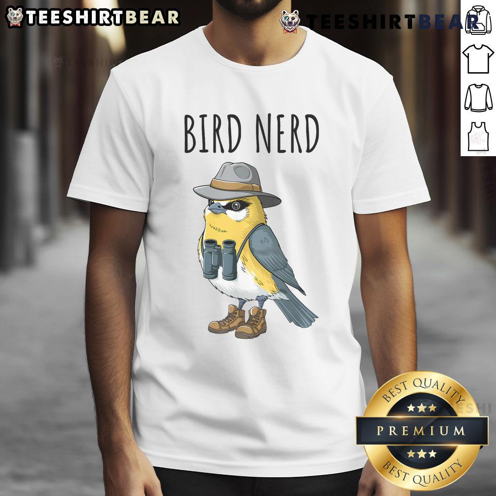 Funny Bird Nerd Bird Watching Birding Bird Lover T Shirt Funny Bird Nerd T-Shirt for bird watchers and bird lovers, featuring a playful design celebrating birding passion.