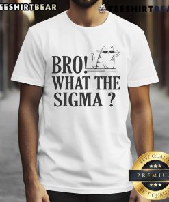 Funny 'Bro What The Sigma Ns' meme quote T-Shirt featuring a humorous design for meme lovers and Sigma males.