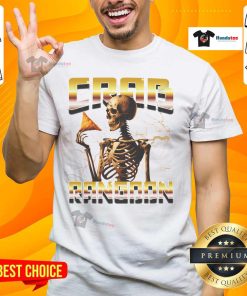 Funny Crab Rangoon Bootleg Rap Aesthetic Goons Meme Skeleton T-Shirt featuring a humorous skeleton design and vibrant colors.