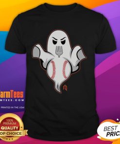 Funny Ghost Forkball Enza Football T-Shirt featuring a playful ghost graphic for football fans and humor lovers.