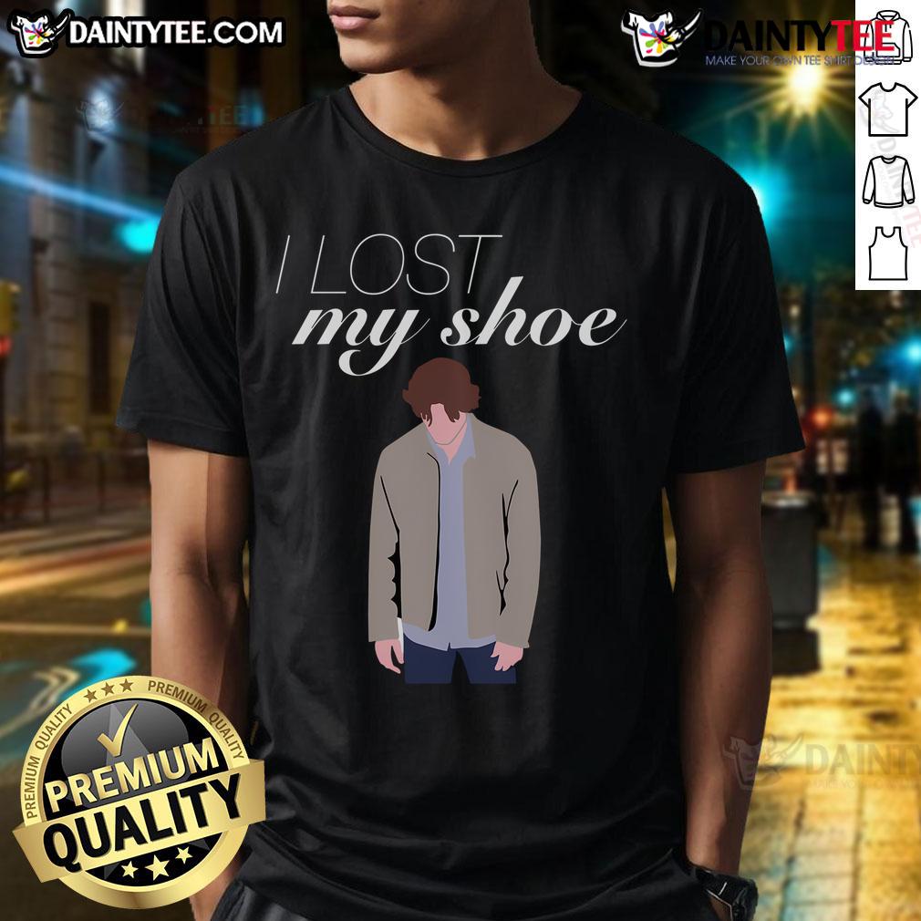 Funny I Lost My Shoe Sam Winchester T Shirt Funny I Lost My Shoe Sam Winchester T-Shirt featuring a humorous design inspired by Supernatural.