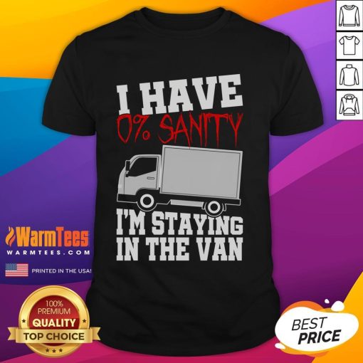 Funny I'M Staying In The Van Phasmophobia T-Shirt design featuring bold text and ghostly graphics, perfect for gamers.