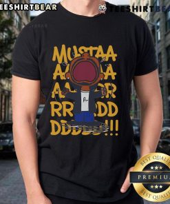 Funny Mustard Lamar TV Off parody t-shirt featuring cool hip hop music design, perfect for streetwear fans.