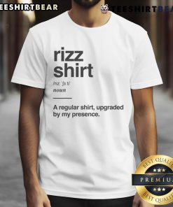 Funny Rizz Gen Z Gen Alpha slang charisma meme T-shirt featuring playful graphics and trendy text for youth culture.