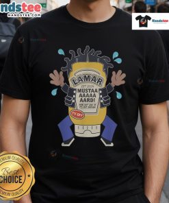 Funny yellow mustard meme T-shirt featuring hip hop music theme, perfect for casual wear and humor lovers.
