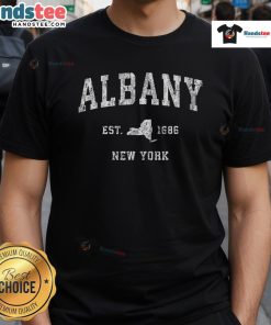 Good Albany New York NY vintage athletic sports t-shirt with retro design and vibrant colors, perfect for sports fans.