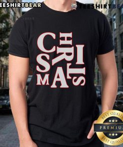 Good Christmas typography featuring Santa Claus on a festive pajama T-shirt for holiday cheer.