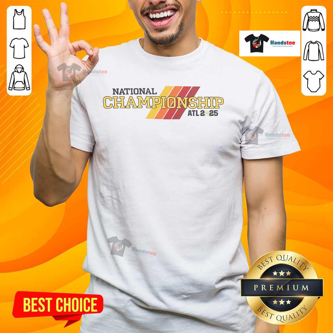 Good College Football Playoff National Championship T Shirt Good College Football Playoff National Championship T-Shirt featuring team colors and logo, perfect for game day wear.