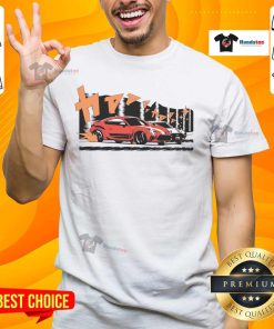Good Deja Vroom T-Shirt featuring vibrant graphics and a modern design, perfect for casual wear and car enthusiasts.