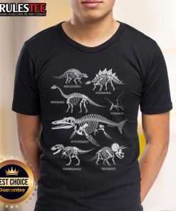 Good Dinosaur Types Skeleton T-Shirt for Future Paleontologists - Fun Paleontology Apparel for Kids and Adults