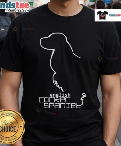 Good English Cocker Spaniel T-Shirt featuring a playful dog design, perfect for Spaniel lovers and pet enthusiasts.