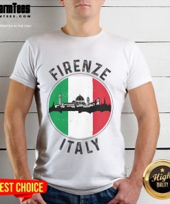 Good Firenze Italy T-Shirt featuring the Italian flag, showcasing Florence's iconic style and culture.