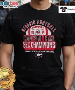 Good Georgia Bulldogs 2024 SEC Champions T-Shirt showcasing Top Dawgs pride in vibrant team colors and logo.