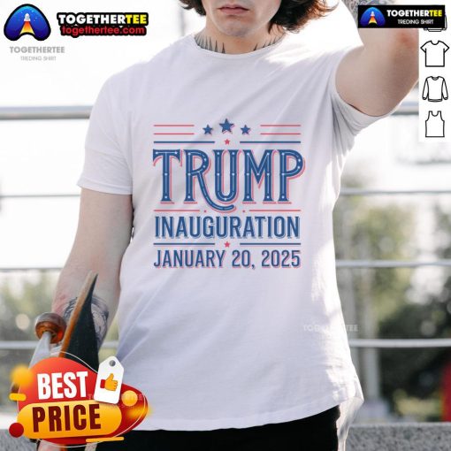 Good Inauguration Day 47th President of the United States Donald Trump T-Shirt featuring patriotic design and bold graphics.