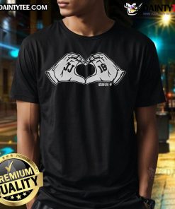 Good Justin Jefferson Heart Hands T-Shirt displaying a stylish design perfect for fans of the NFL star and Minnesota Vikings.