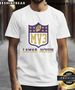 Alt Text: Good Lamar Mv3 football player lover T-shirt featuring bold graphic design and vibrant colors for sports fans.