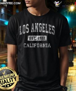 Vintage Los Angeles California T-Shirt established 1781, featuring classic design and retro style for LA enthusiasts.