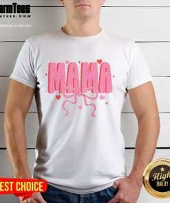 Good Mama Valentine Mama Love T-Shirt featuring a stylish design perfect for celebrating motherhood and love.