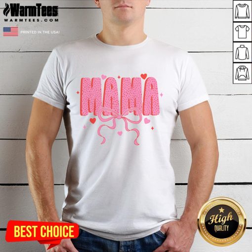 Good Mama Valentine Mama Love T-Shirt featuring a stylish design perfect for celebrating motherhood and love.