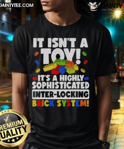 Good Master Builder Bricks Blocks Ns T-Shirt featuring colorful block graphics, perfect for creative builders and fans.