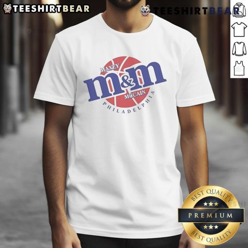 Good Maxey McCain M&M Philadelphia T-Shirt featuring vibrant graphics and a stylish design perfect for fans and collectors.