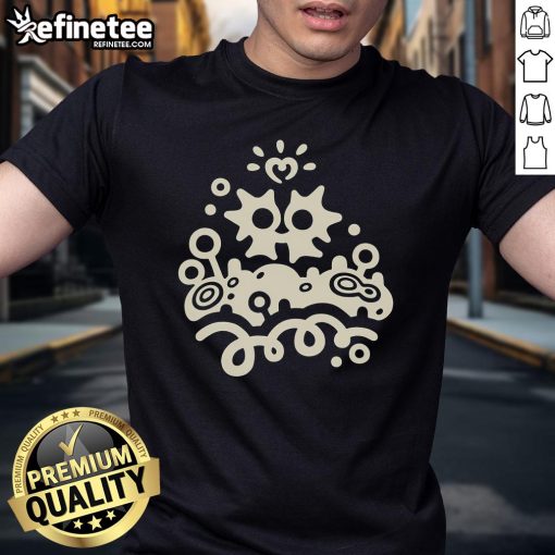Good Microbial Love T-Shirt featuring a playful design celebrating beneficial microbes and microbiome awareness.