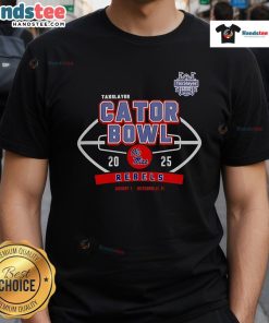 Good Ole Miss Rebels Taxslayer Gator Bowl 2025 T-Shirt featuring team colors and bold graphic design for fans.