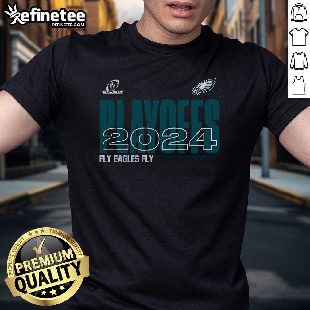 Good Philadelphia Eagles 2024 Nfl Playoffs T Shirt Good Philadelphia Eagles 2024 NFL Playoffs T-Shirt featuring team logo and vibrant colors, perfect for game day.