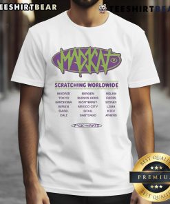 Good Scratching Worldwide Fck The Ratz Madkat Worldtour T-Shirt featuring vibrant design and bold graphics.