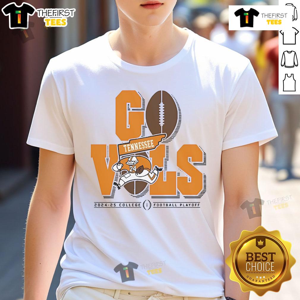 Good Tennessee Vols Cfp Vintage 2024 25 T Shirt Alt Text: Good Tennessee Vols CFP Vintage 2024-25 T-Shirt featuring bold team graphics and a classic design for fans.