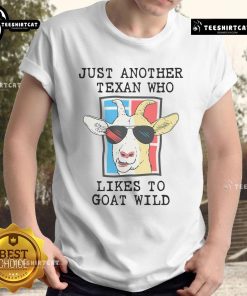 Good Texan Goat Rancher T-Shirt featuring a proud goat farmer in Texas, perfect for goat owners and enthusiasts.