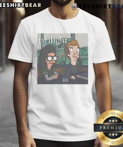 Good Twilight Bob's Burgers Twilight Movie T-Shirt featuring iconic characters in a fun, vibrant graphic design.