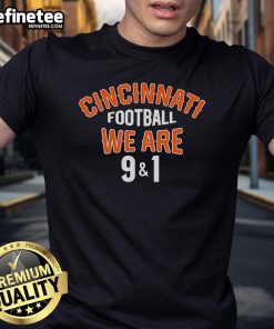 Good We Are 9 And 1 T-Shirt featuring bold text design celebrating sports team success in vibrant colors.