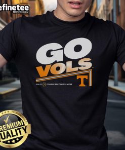 Hot College Football Playoff 2025 Tennessee slogan T-shirt featuring vibrant graphics and team colors for fans.