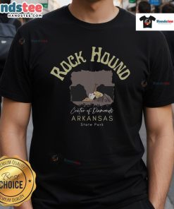 Hot Crater of Diamonds Arkansas State Park Rock Hound diamond t-shirt featuring a vibrant design for gem hunters.