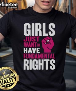 Hot Cyndi Lauper 'Girls Just Want To Have Fundamental Rights' T-Shirt featuring bold graphic design and vibrant colors.