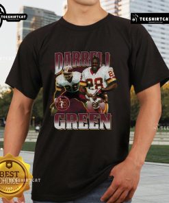 Hot Darrell Green Washington Commanders Legendary Collage T-Shirt featuring iconic moments and player graphics.