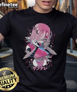 Hot Fubuki Shinko Vtuber T-Shirt featuring a playful, psychotic design perfect for fans of anime and gaming culture.
