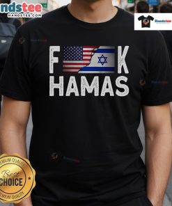 Hot I Stand With Israel Fuck Hamas T-Shirt design featuring bold text and vibrant colors, showcasing support for Israel.