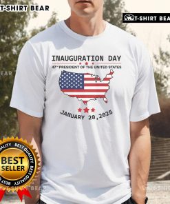 Hot Inauguration Day 47th President Donald Trump T-Shirt featuring bold graphics and patriotic colors.