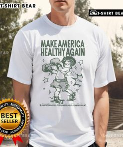Alt Text: Hot Make America Healthy Again Boxing T-Shirt featuring bold graphics and a stylish design for fitness enthusiasts.