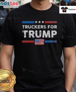 Hot Truckers 4 Trump T-Shirt featuring bold graphics supporting Truckers for Trump movement, perfect for passionate supporters.