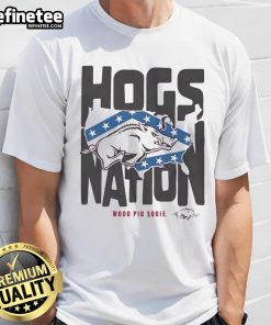 Nice Arkansas Razorbacks Nation T-Shirt featuring bold team colors and logo, perfect for fans supporting their team.