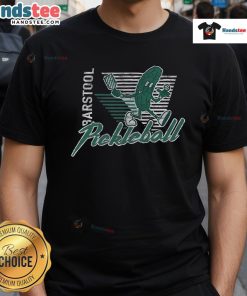 Nice Barstool Pickleball X T-Shirt featuring a trendy design perfect for pickleball enthusiasts and casual wear.