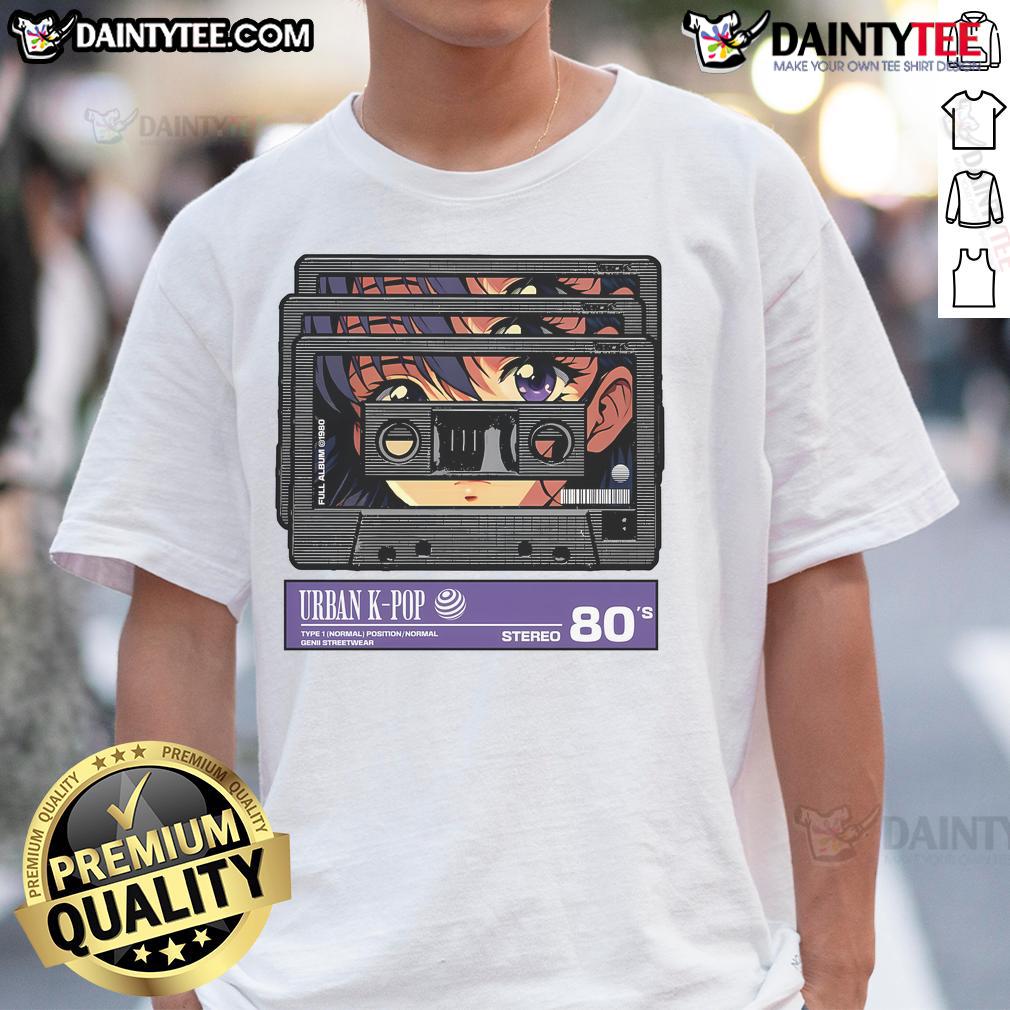 Nice Cassette Tape Urban K Pop Stereo 80'S Anime T Shirt Nice Cassette Tape Urban K-Pop Stereo 80's Anime T-Shirt featuring vibrant colors and retro design inspired by 80s music.