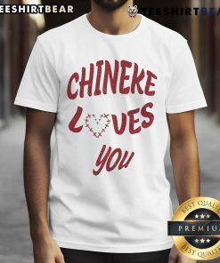Nice Chineke Christmas T-Shirt featuring 'Chineke Loves You' design, perfect for festive celebrations and unique holiday style.