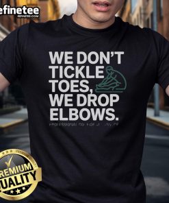 Clearwater Sports Massage Tickle Toes Ladies Halftime T-Shirt showcasing vibrant design for sports enthusiasts.